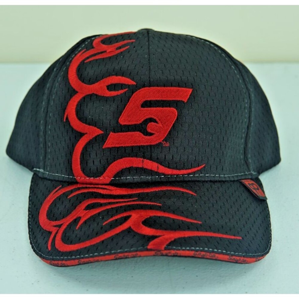 Snap On Tools Hat 90th Anniversary Strapback Black Red Flame K-Products Cap
